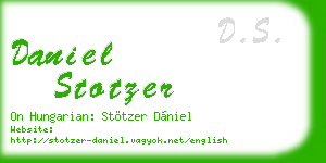 daniel stotzer business card